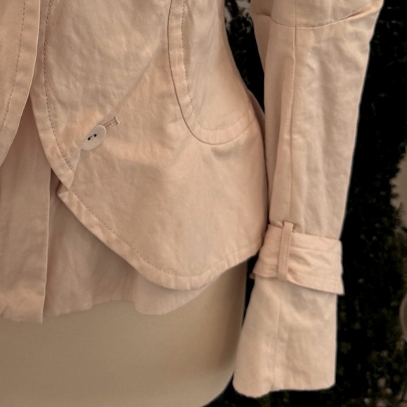 BCBG Ruffle Jacket - Petal Pink Size M - Picture 9 of 12